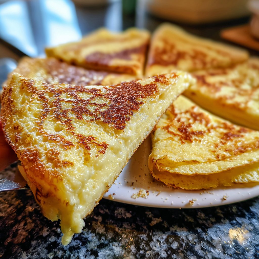 Pfannkuchen mit Quarkfüllung