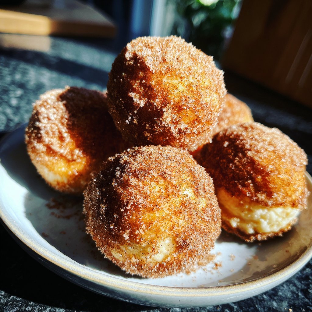 Quarkbällchen mit Zimt-Zucker