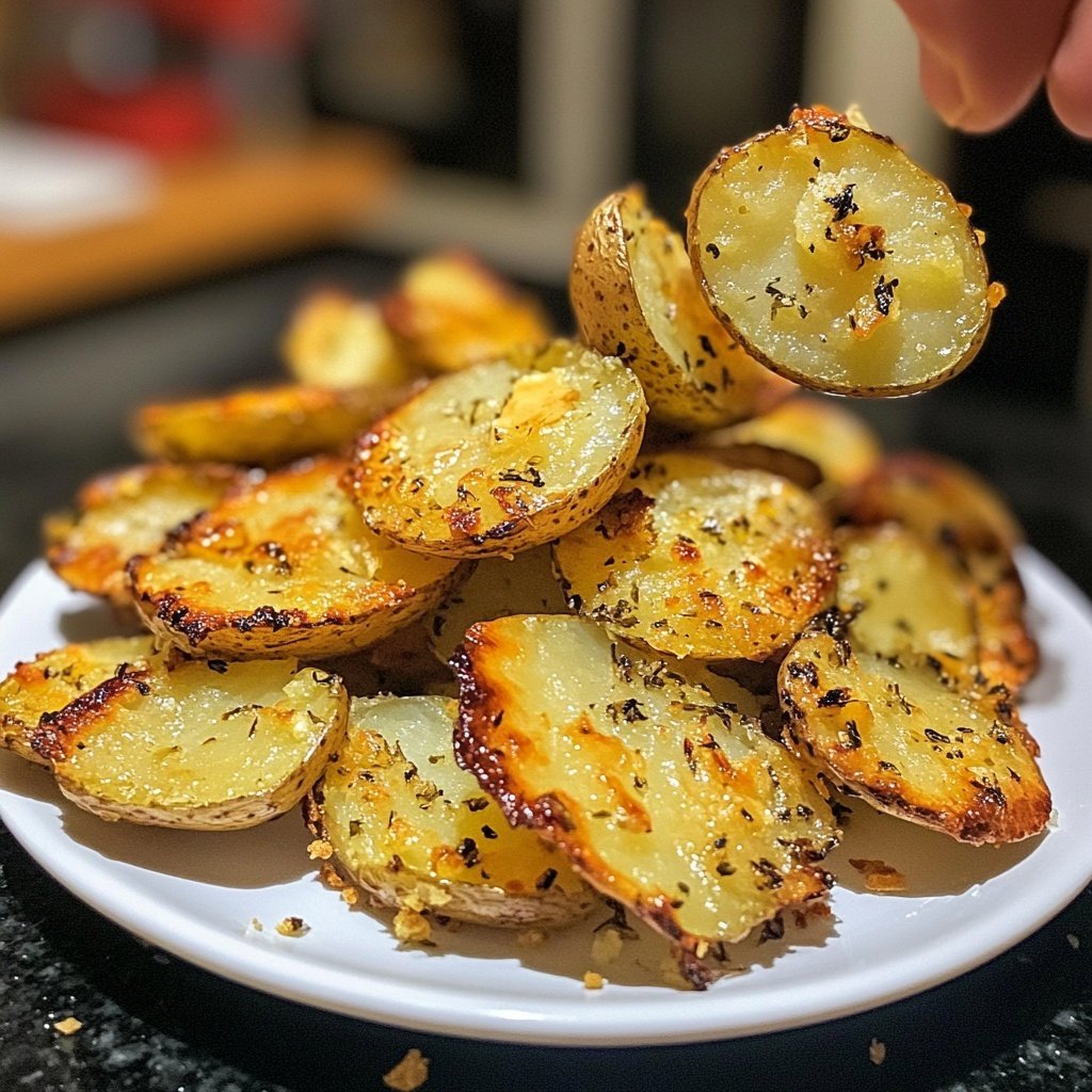 Knoblauch-Butter-Röstkartoffeln