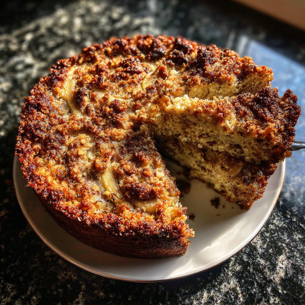 Bananenkuchen mit Hafermehl