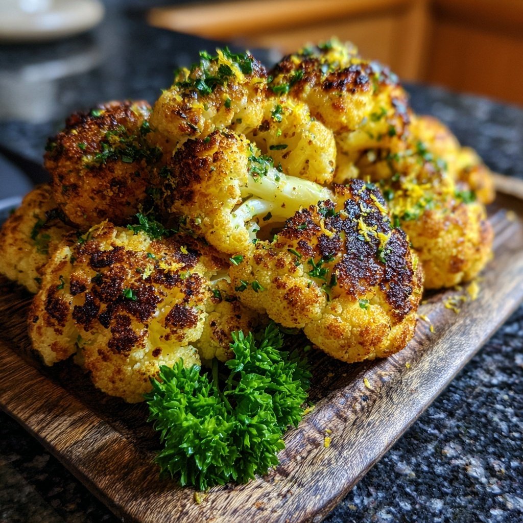 Blumenkohl mit Zitronensauce