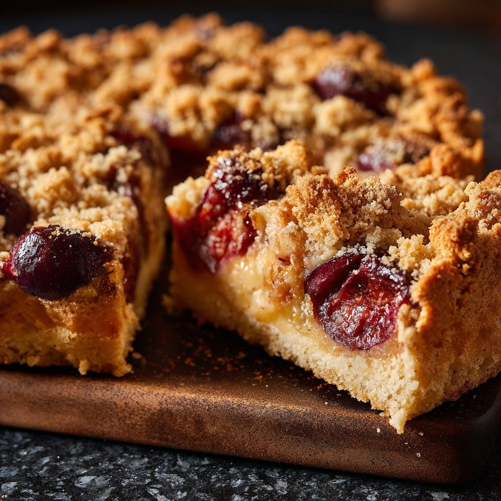 Kuchen mit Zwetschgen und Streuseln