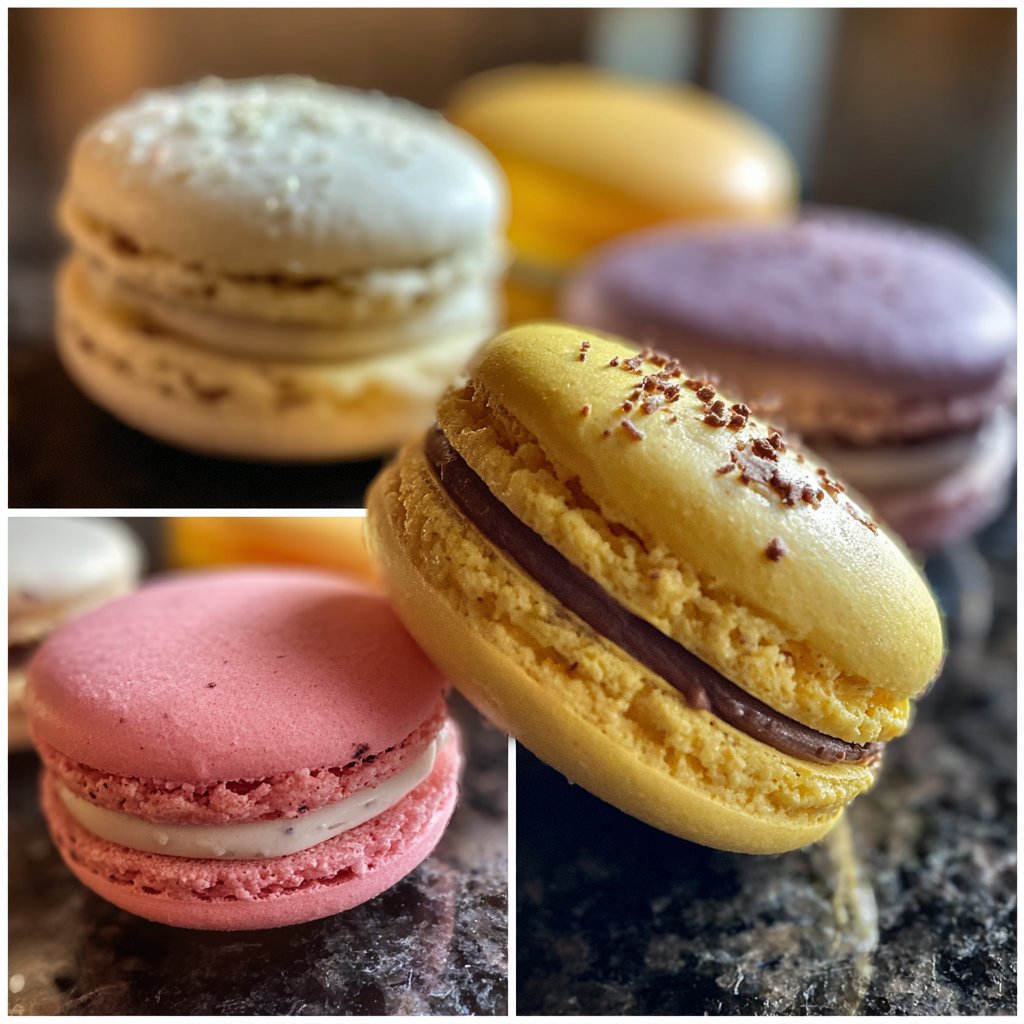 Macarons mit Schokoladencreme