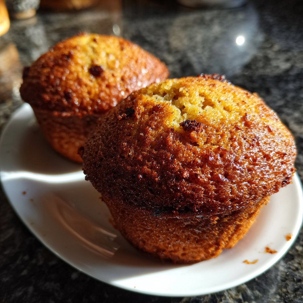 Muffins mit Kakao und Vanille