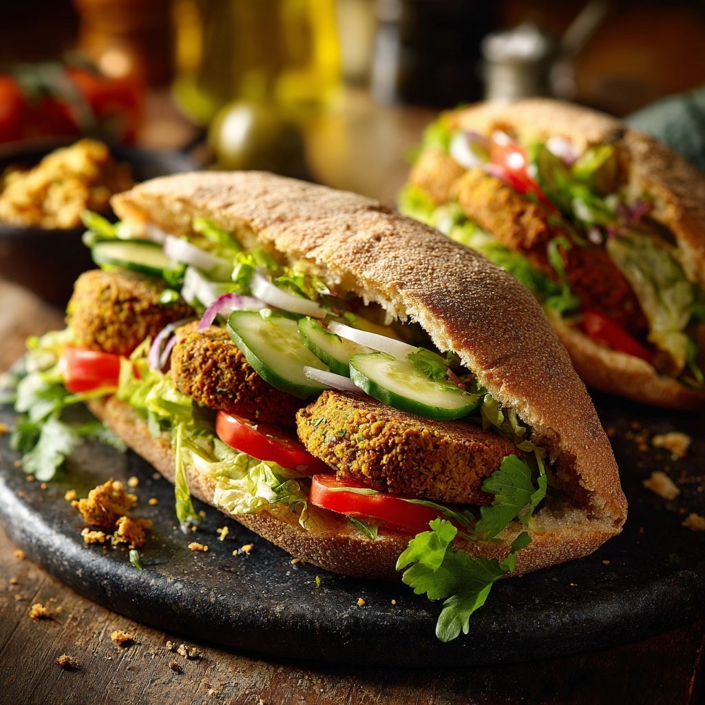 Döner vegetarisch mit Falafel