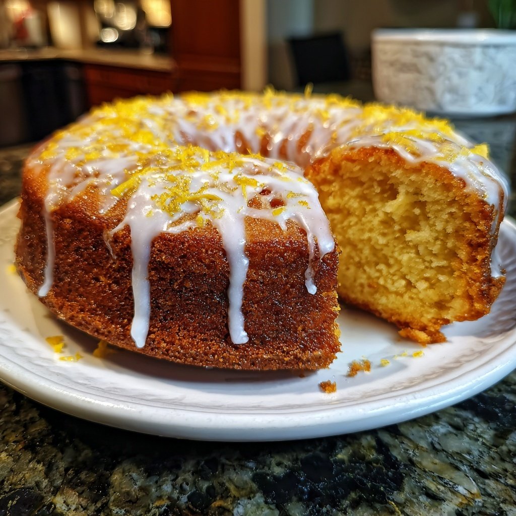 Saftiger Zitronenkuchen vom Blech