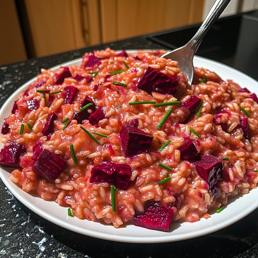 Risotto mit Roter Bete