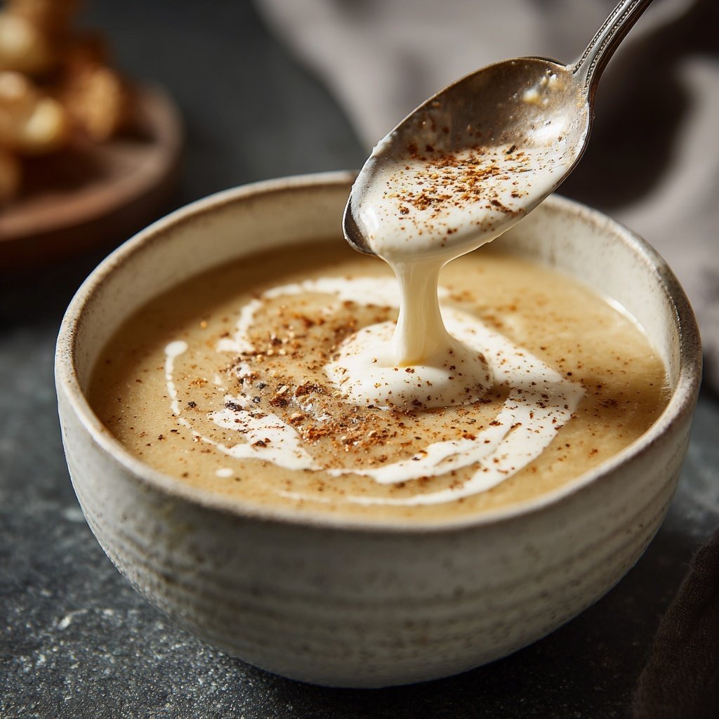 Blumenkohl Suppe Mit Muskat Und Sahne