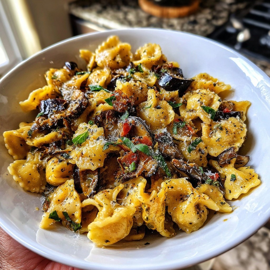 Internationale Küche Italienische Pasta alla Norma