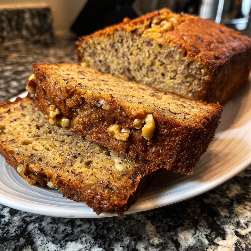 Bananenbrot mit Walnüssen